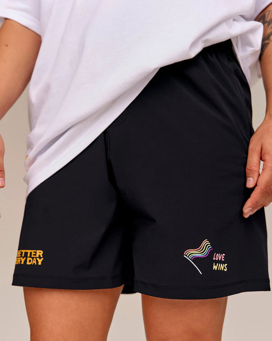 Pride Rep 7" Training Shorts - Black