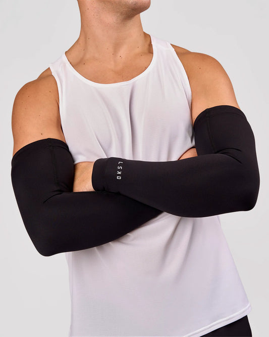 Pace Run Sleeves - Black