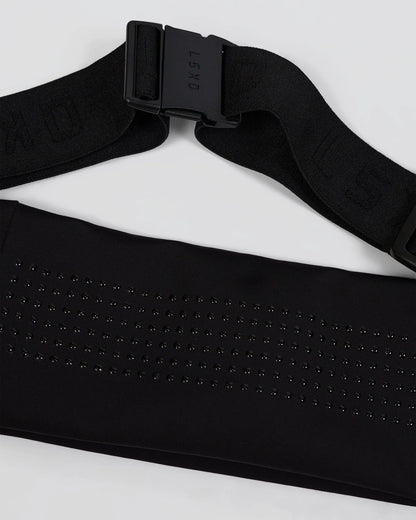 Accelerate Run Belt - Black/Reflective