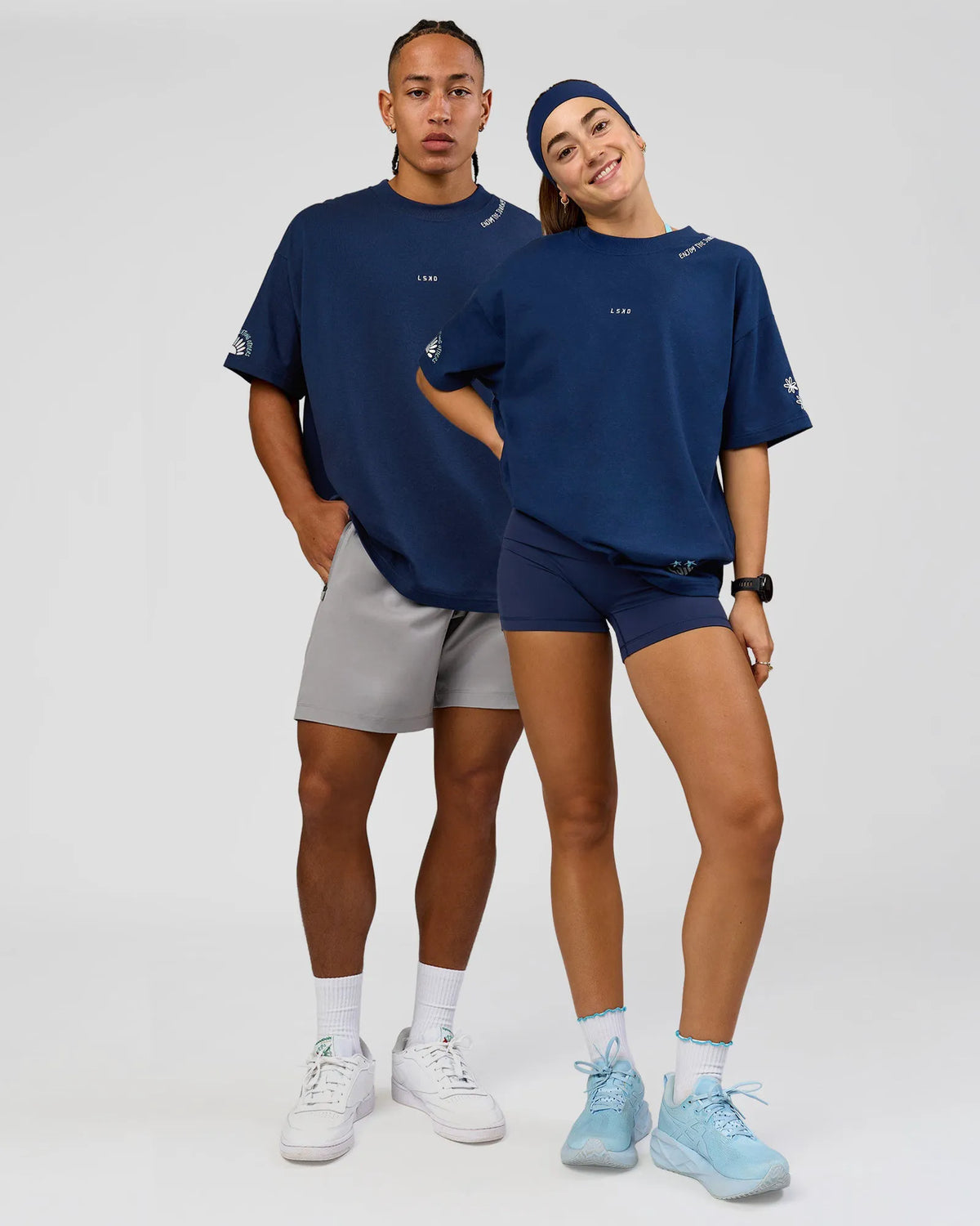 GG Heavyweight Oversized Tee - Future Navy