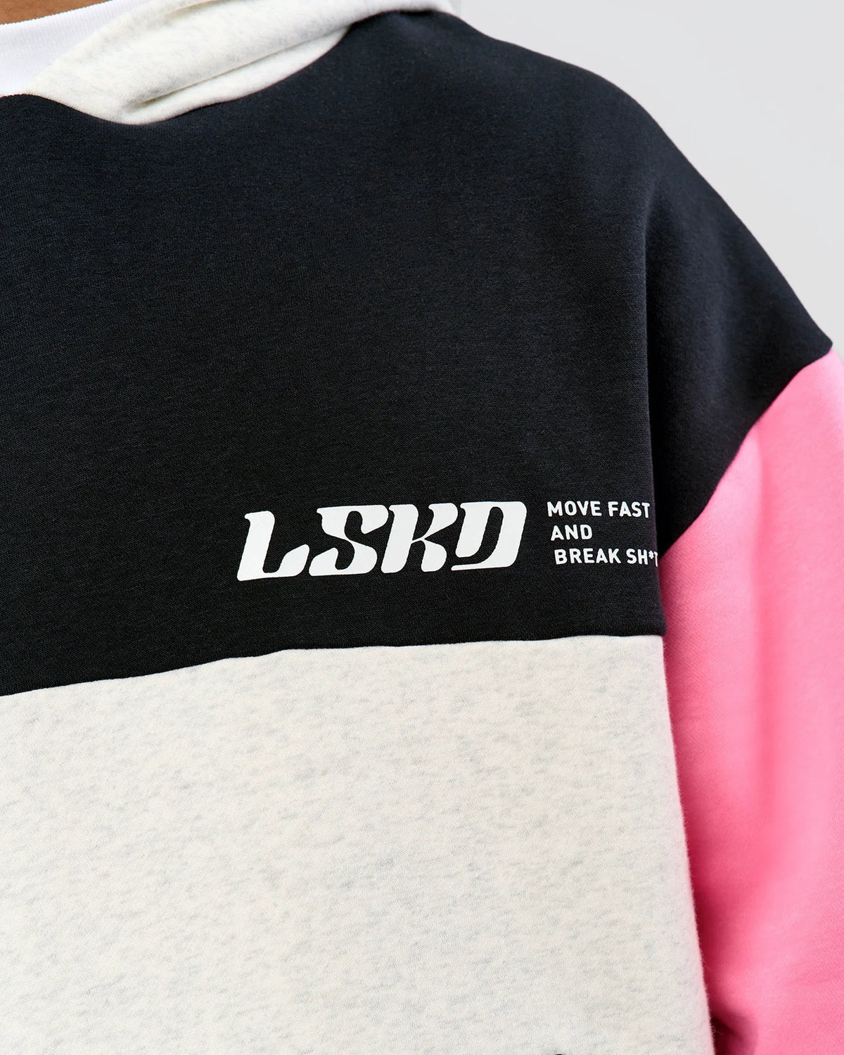 Caviar-Candy Pink-Grey Marl