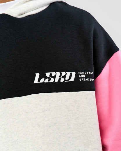 Caviar-Candy Pink-Grey Marl