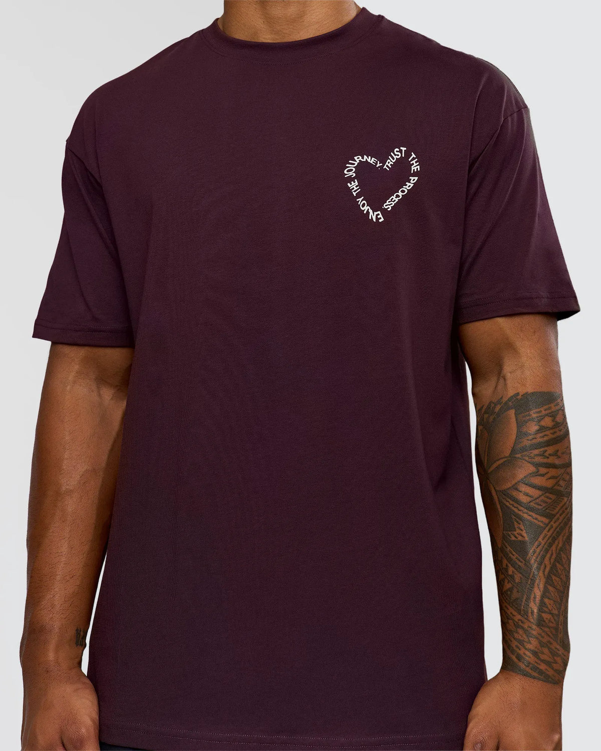 Midnight Plum-White