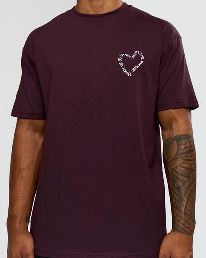 Midnight Plum-White