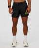 Black-Lime Glo Indigo