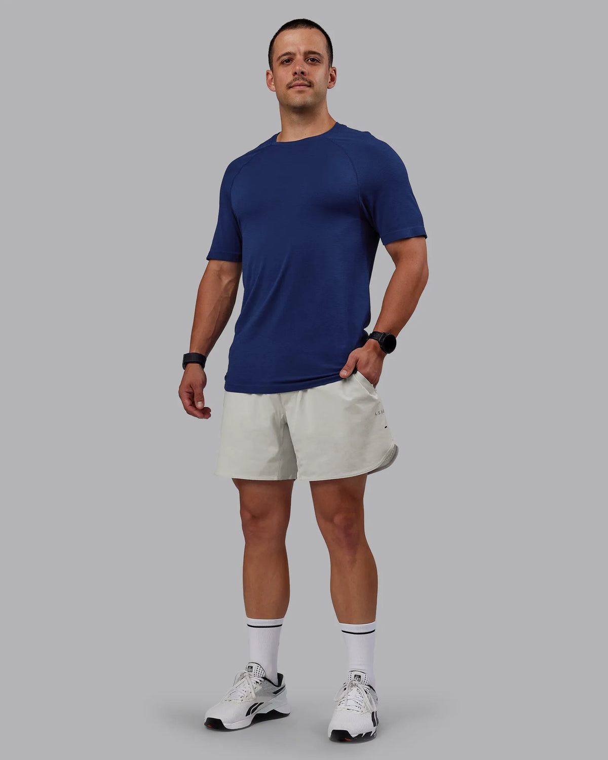 AeroFLX+ Seamless Tee - Midnight Blue/Midnight Blue