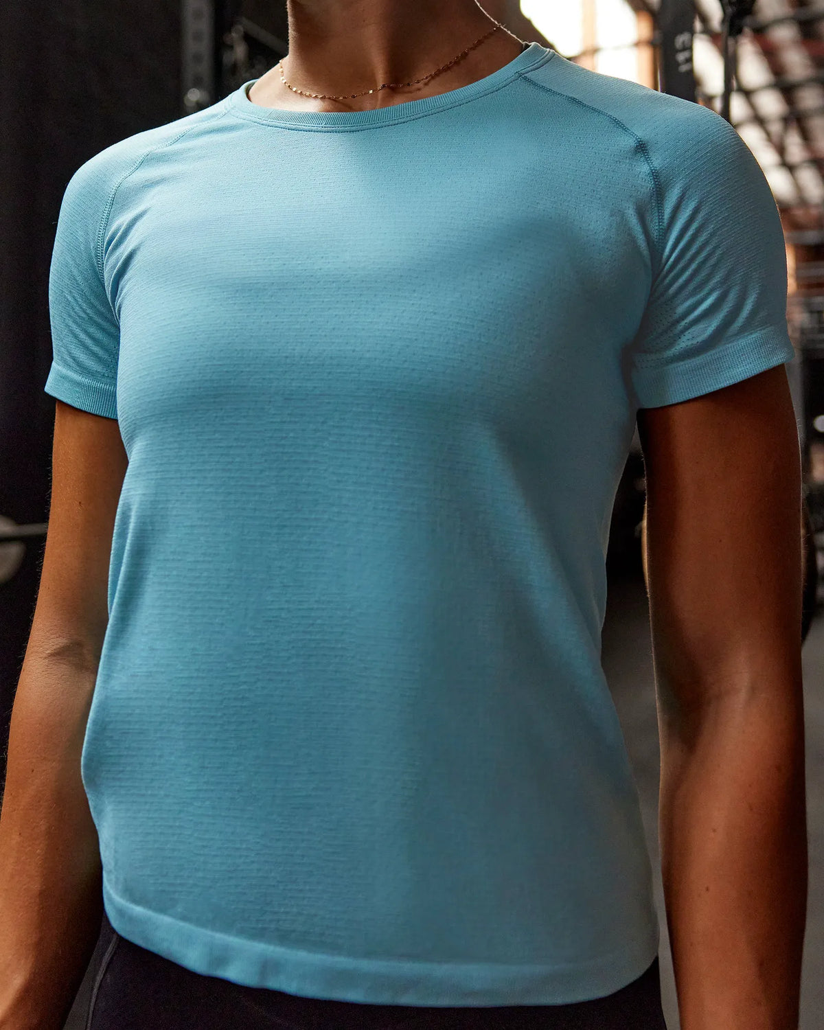 AeroFLX+ Seamless Tee - Retro Blue/Retro Blue