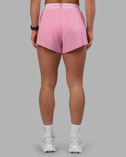 Accelerate 3" High-Rise Running Short – Candy Pink/Marshmallow