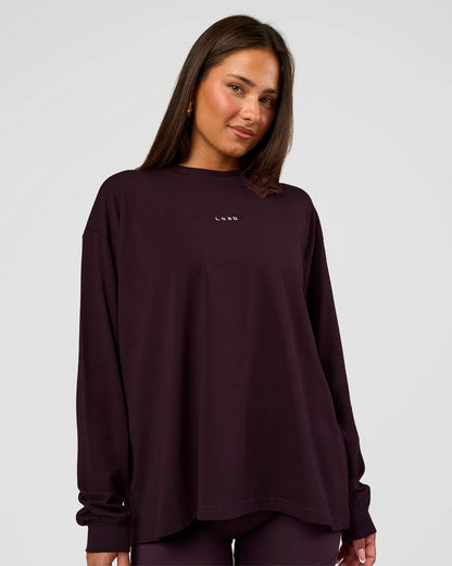 Midnight Plum-White
