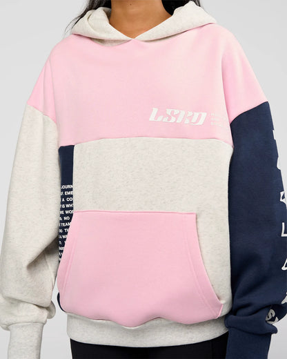 Grey Marl-Marshmallow-Navy