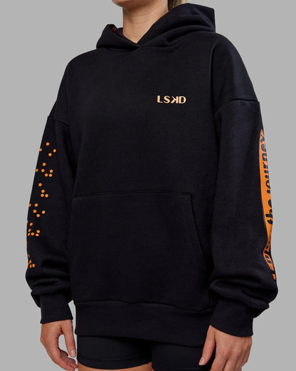 Black-Vibrant Orange