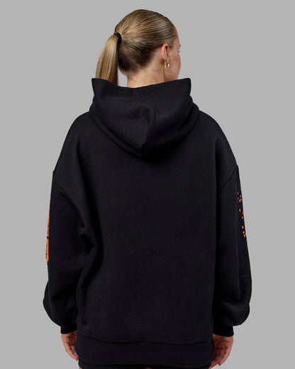 Black-Vibrant Orange