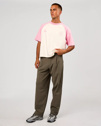 Off White-Pink Rose