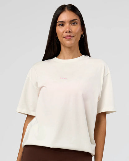 Off White-Pink Rose